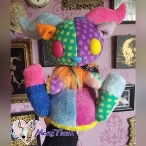 Handmade MoreTisha plush pride goat